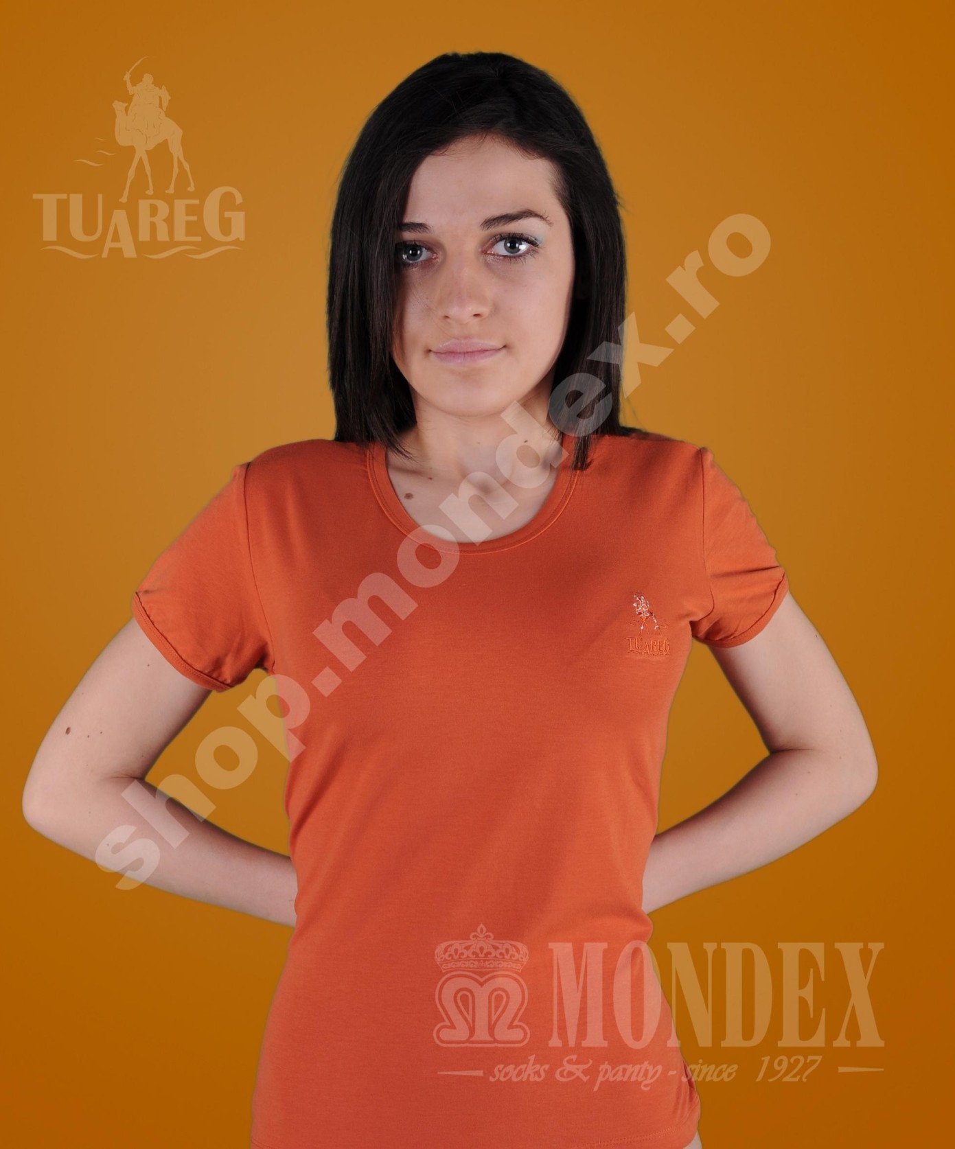 Tricou cu maneca scurta pentru femei - 7000-1