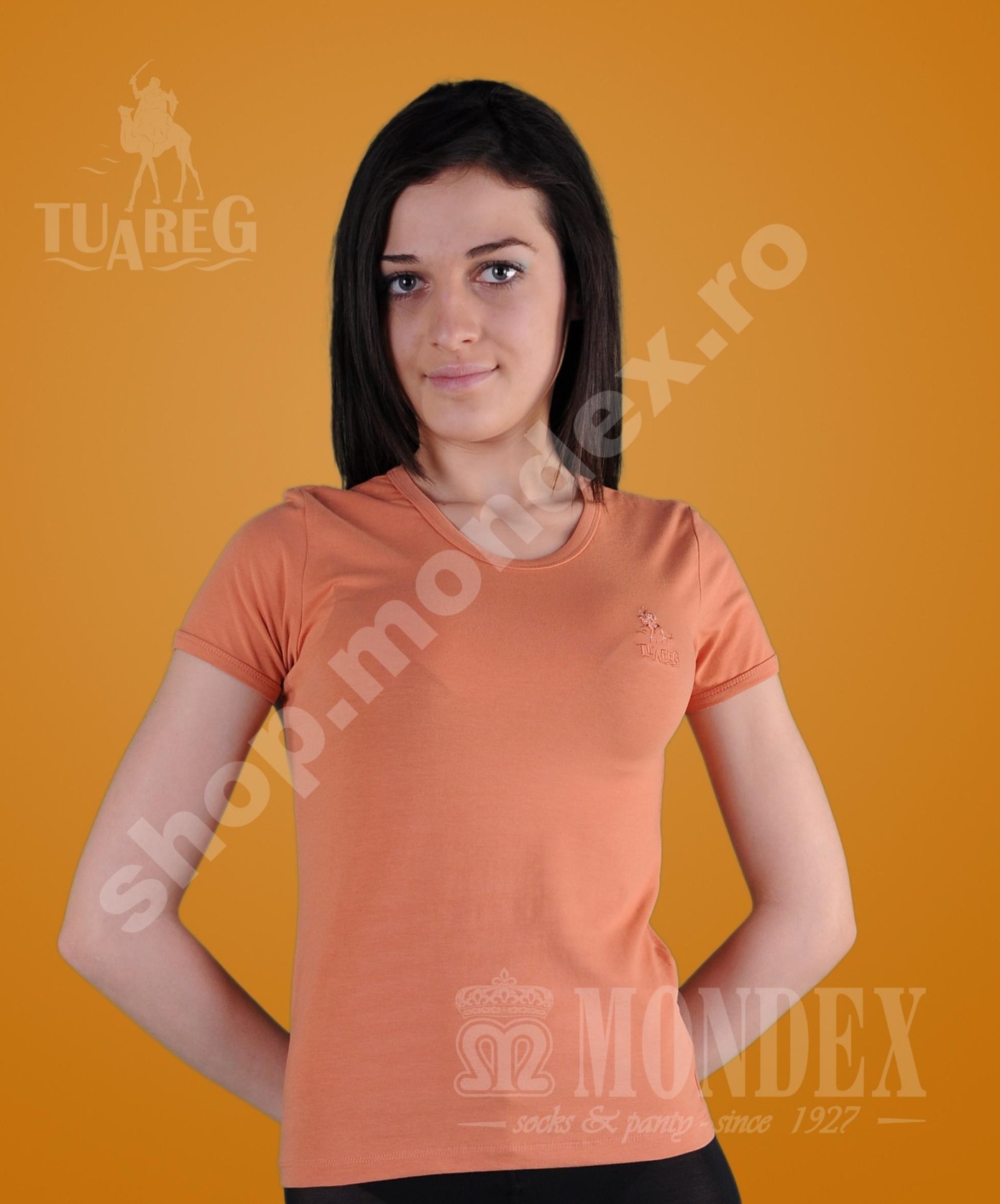 Tricou cu maneca scurta pentru femei - 7000-1