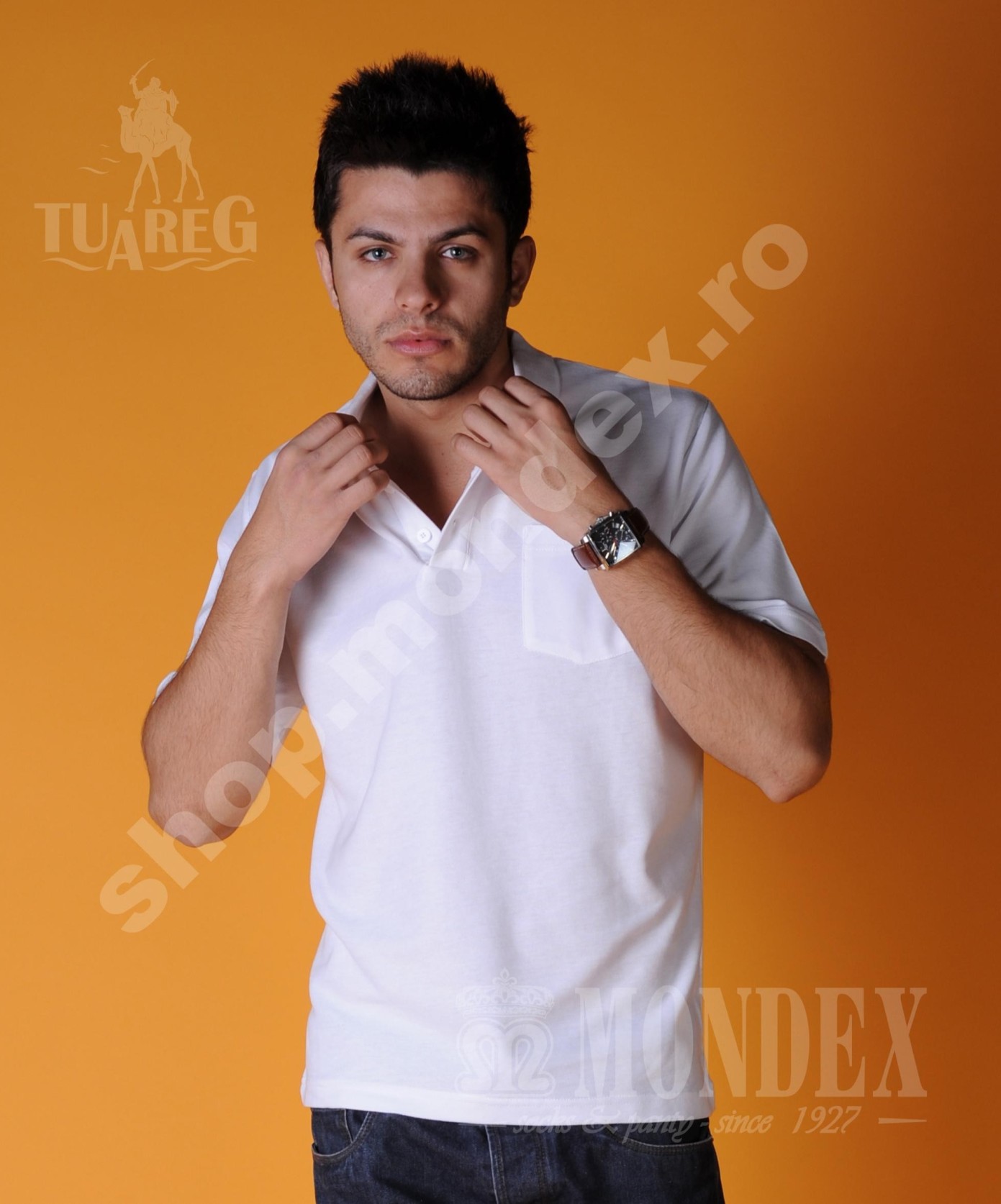 Tricou cu maneca scurta pentru barbati - 8200-1