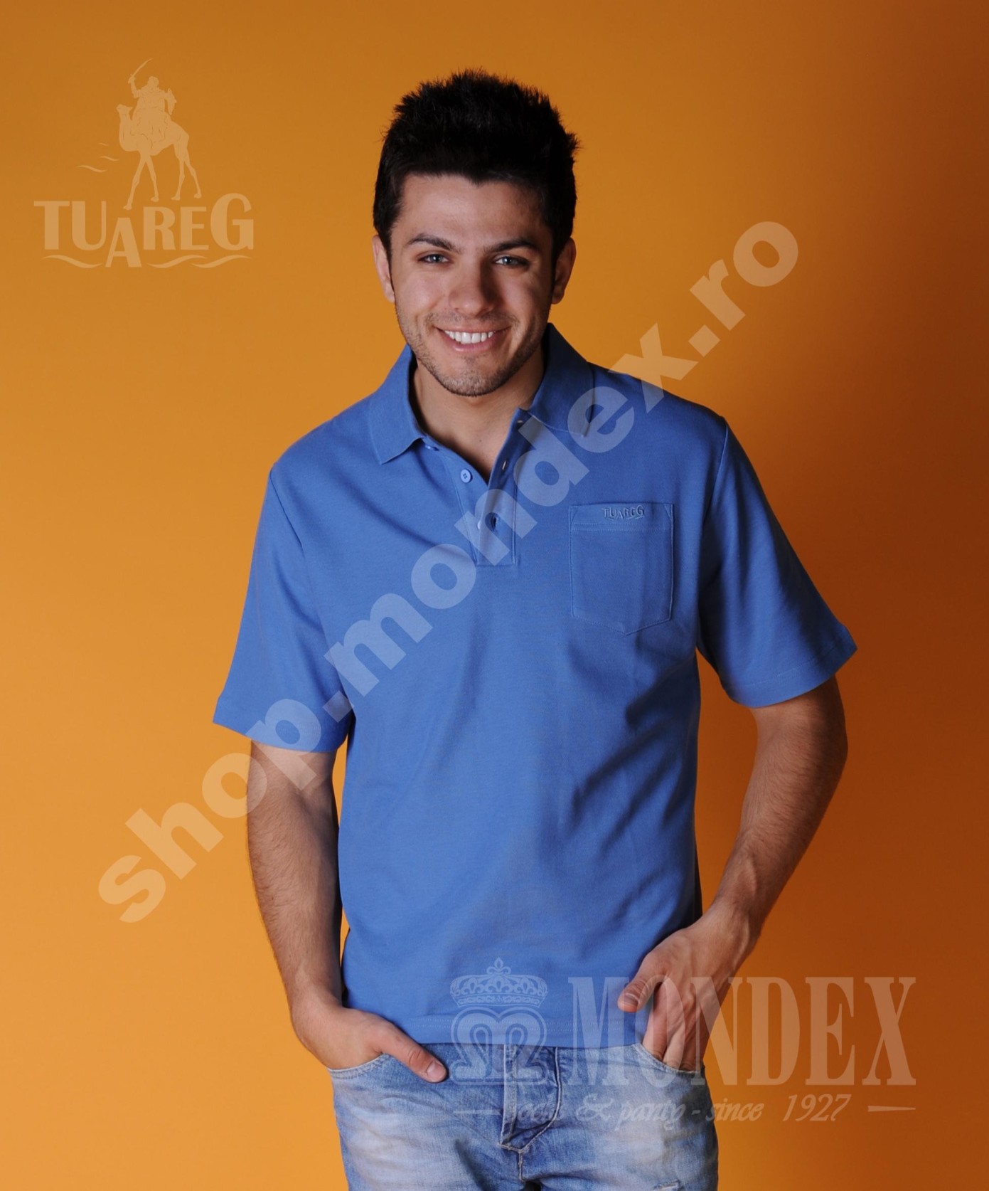 Tricou cu maneca scurta pentru barbati - 8200-1