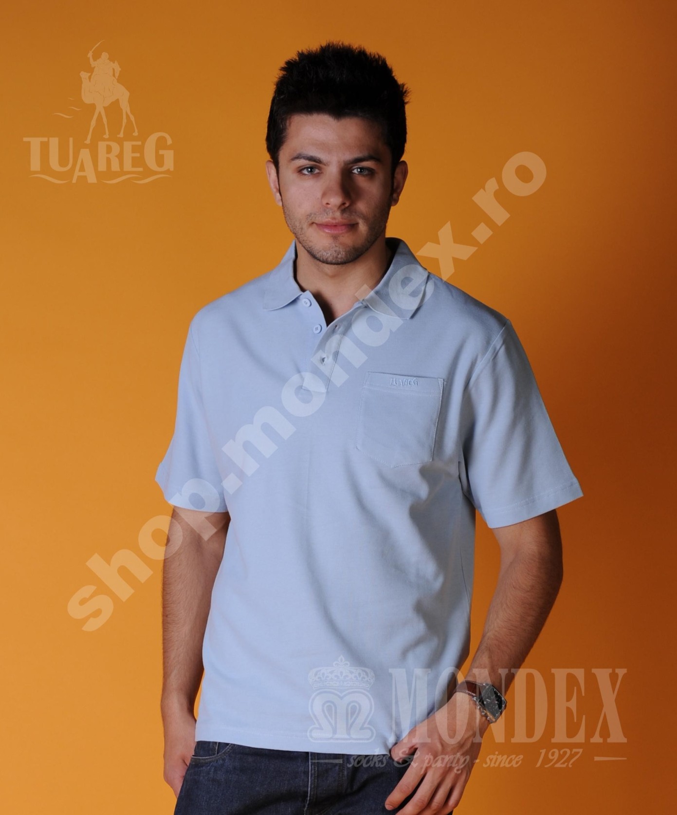 Tricou cu maneca scurta pentru barbati - 8200-1