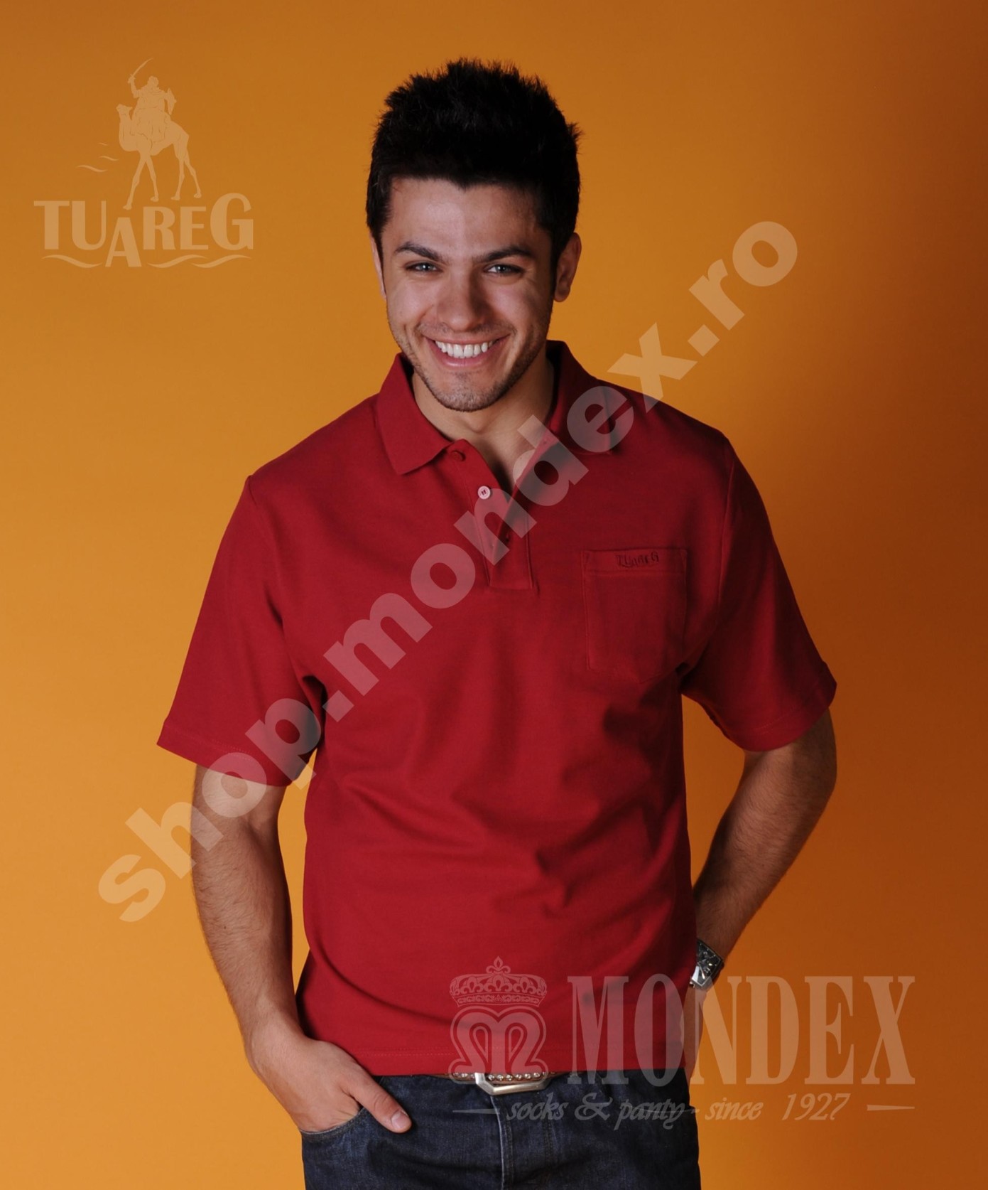 Tricou cu maneca scurta pentru barbati - 8200-1