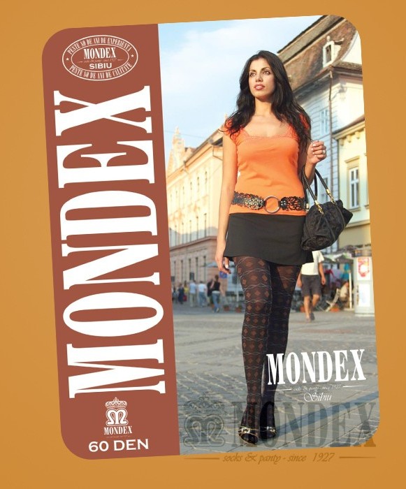 Ciorapi pantalon elasticizati cu model, 60 den - 905-1