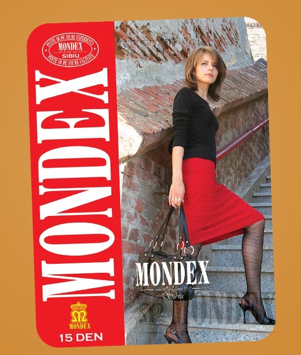 Ciorapi pantalon elasticizati cu model, 15 den - 942-1