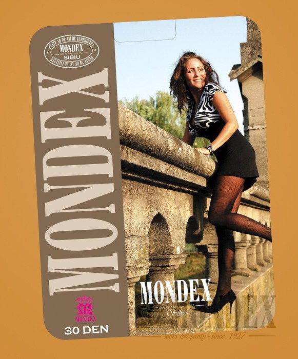 Ciorapi pantalon elasticizati cu model, 30 den - 955-1