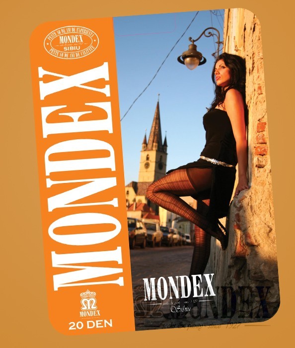 Ciorapi pantalon elasticizati cu model, 20 den - 957-1