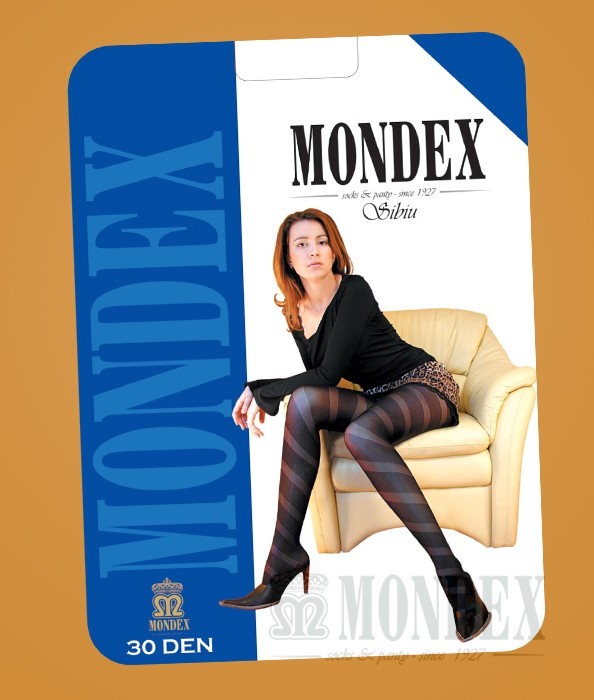 Ciorapi pantalon elasticizati cu model, 30 den - 959-1