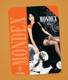 Ciorapi pantalon elasticizati cu model, 15 den - 966-1