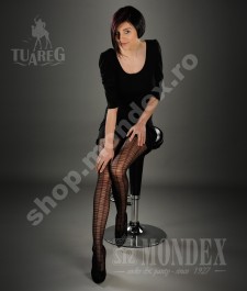 Ciorapi pantalon elasticizati cu model, 20 den - 957-1